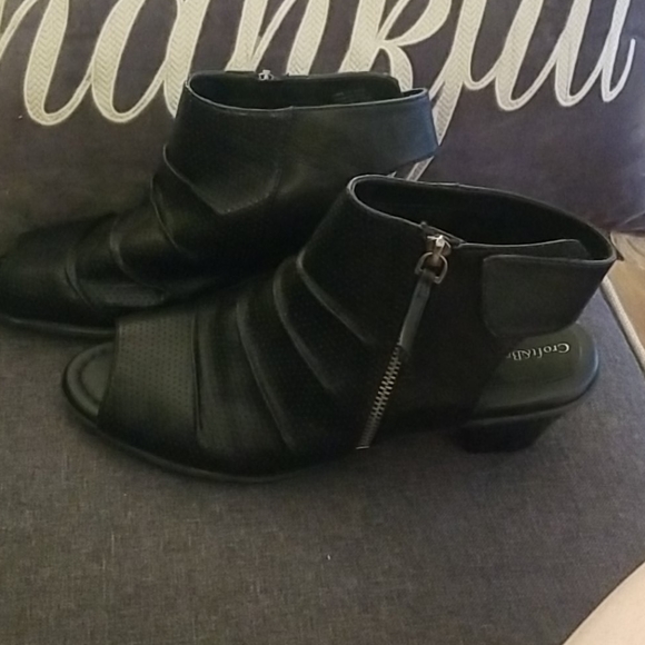 kohls open toe booties